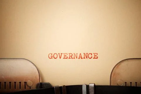 Governance concept view Stock Photos