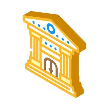 Governance esg isometric icon vector illustration Stock Illustration