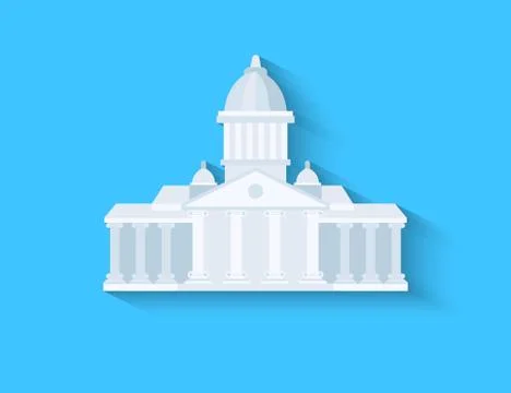 Government flat design Stock Illustration