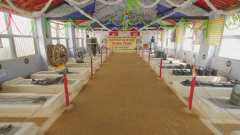 Government has declared Netaji Subhas Chandra Bose's Central Jail jabalpur .. 스톡 동영상 224022358