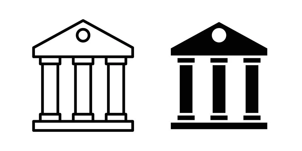 Government icon vector design. EPS10 Stock Illustration