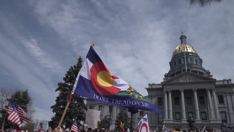 Government Protesting Video stock 129338157