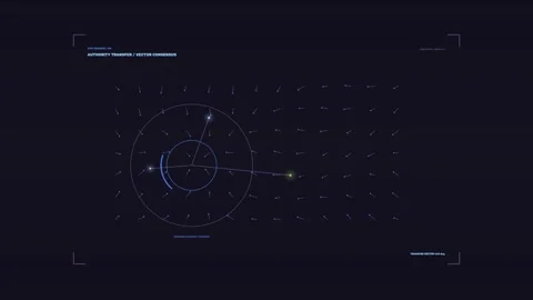 Government System Change Data HUD Seamless Loop Stock Footage 342259374