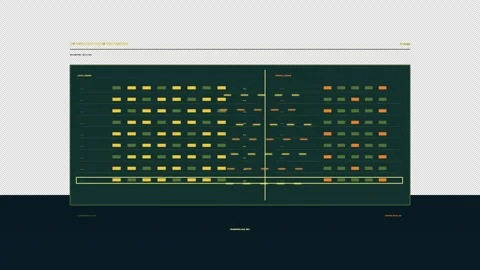 Government Takeover Warning Dashboard HUD Seamless Loop Stock Footage 342261850