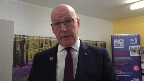 'The government will fulfil' commitments to Ferguson Marine says John Swinney Stock Footage 342801734