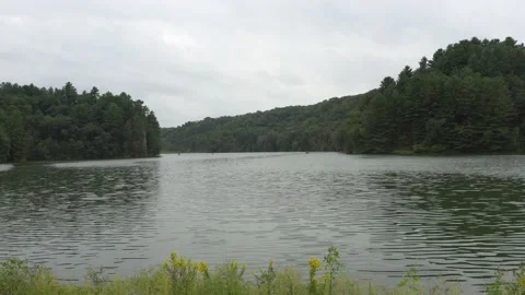 Governor Dodge State Park Cox Hollow Lake Vídeos de archivo 139733007