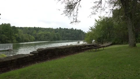 Governor Dodge State Park Cox Hollow Lake Video stock 139733247