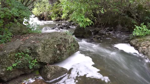 Governor Dodge State Park Waterfall Time Lapse Video stock 139733873