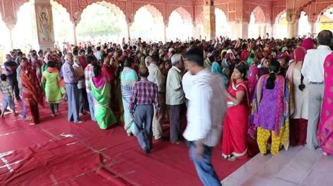 Govind Devji religious prayer Stock Footage 62013509