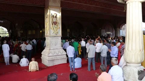 Govind Devji religious prayer Stock Footage 62013731