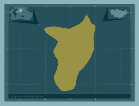 Govisumber, Mongolia. Solid color shape Stock Illustration