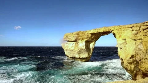 Gozo, azure window Stock Footage 59754952