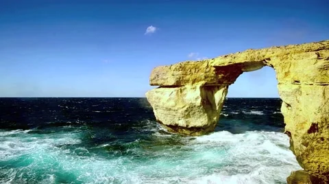 Gozo, azure window Stock Footage 59754959