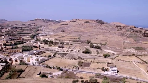 Gozo panorama view, Malta Stock Footage 72634410