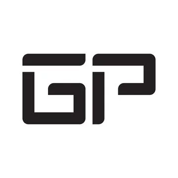 Gp initial letter vector logo icon Stock Illustration