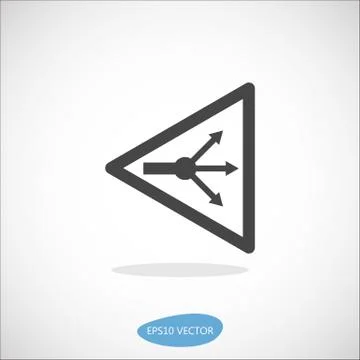 GPON Splitter Icon - Isolated Vector Illustration Stock Illustration