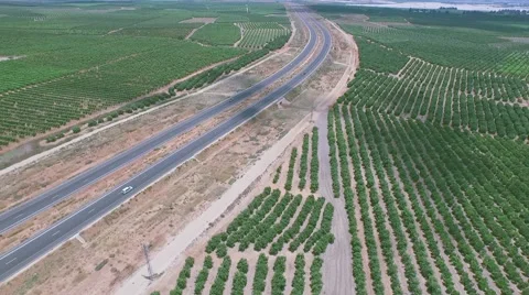 GPS car tracking system. Aerial tracking of turnpike Stock Footage 54325166