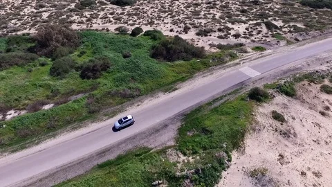 GPS car tracking system. Quadcopter shootng Stock Footage 74695209