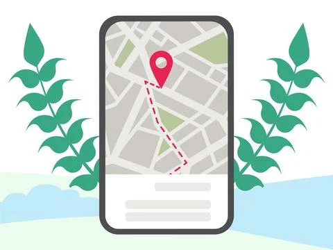 GPS Concept Illustration Stock Illustration