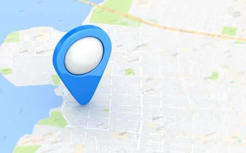 Gps concept with marker Stock Illustration