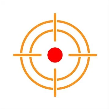 Gps glyph flat vector icon on a white background. Vector illustration Stock-Illustration