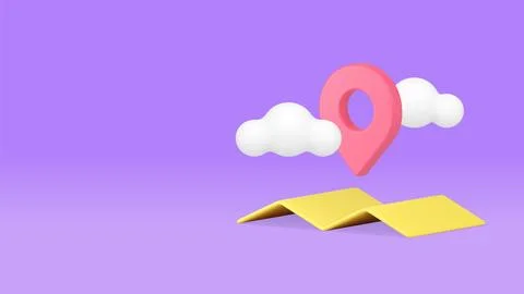 GPS GPRS digital map navigation location global positioning system 3d vector  Stock Illustration