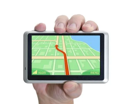 GPS Hand Stock Photos