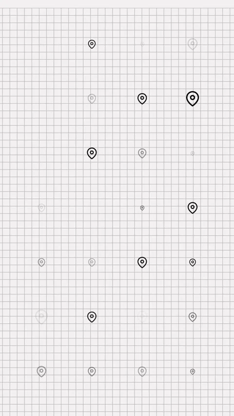 Gps icon animation loop. Seamless pattern background. small icons slowly blink Stock Footage 323283530