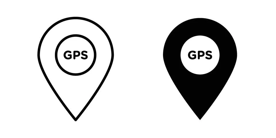 Gps icon concept. best for web design 스톡 일러스트