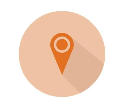 Gps icon illustrated in vector on white background Stock Illustration