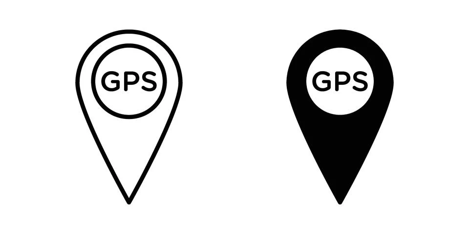 Gps icon or illustration vector symbols 스톡 일러스트