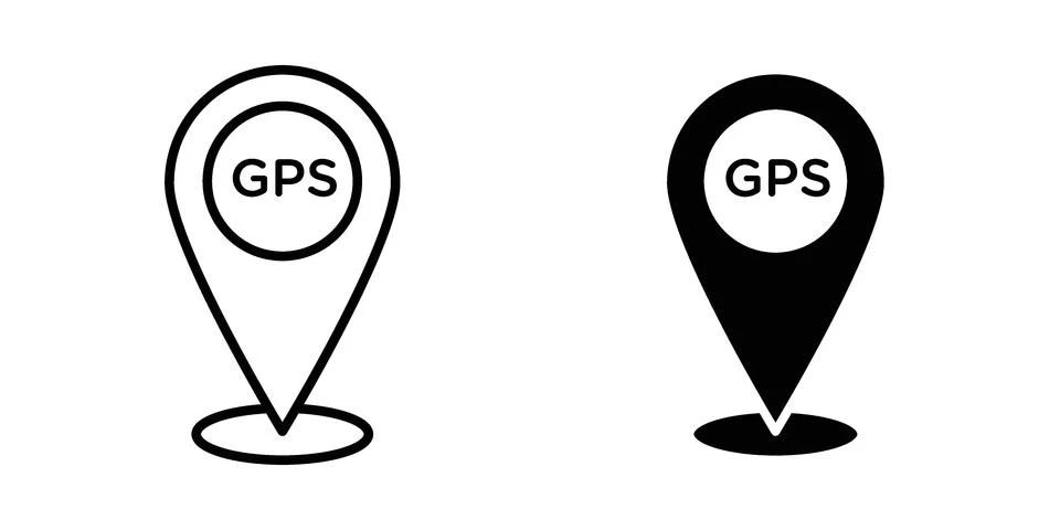 Gps icon vector design illustrations 스톡 일러스트