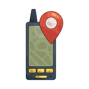 GPS illustration Stock Illustration
