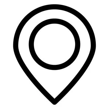 Gps line icon vector illustration isolated on white background Stock Illustration