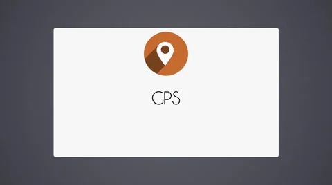Gps localization icon - web mapping Stock Footage 40882998