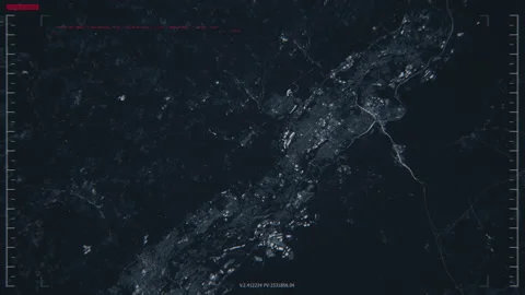 GPS location scanning interface. SIM card tracking and following Stock-Footage 131053501