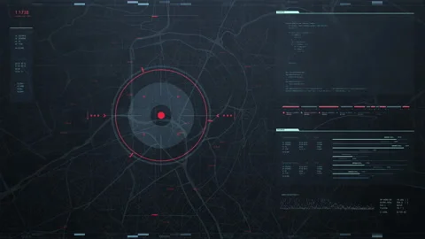 GPS location tracking or scanning software 스톡 동영상 154272338