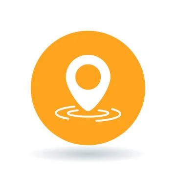 GPS marker icon Stock Illustration