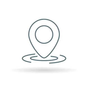 GPS marker icon Stock Illustration