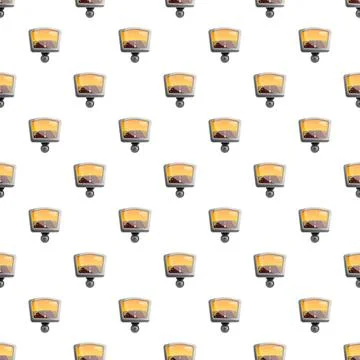 Gps navigation device displaying rural road route seamless pattern Stock Illustration