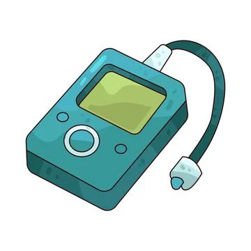 GPS Navigation for Diving illustration Stock Illustration