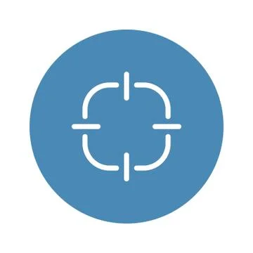 GPS navigation Icon Vector flat design style Stock Illustration