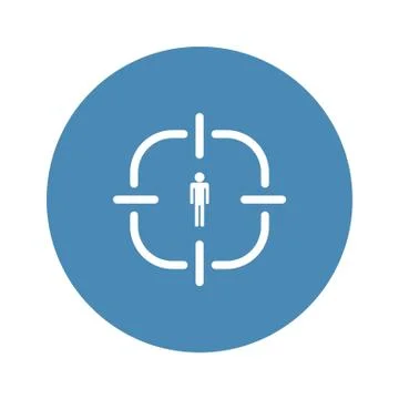 GPS navigation Icon Vector flat design style Stock-Illustration