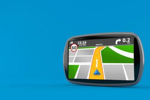 GPS navigation Stock Illustration