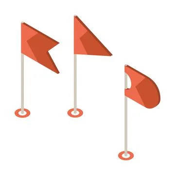 Gps navigation map pointer icon isometric. Automotive navigation system symbol Stock Illustration