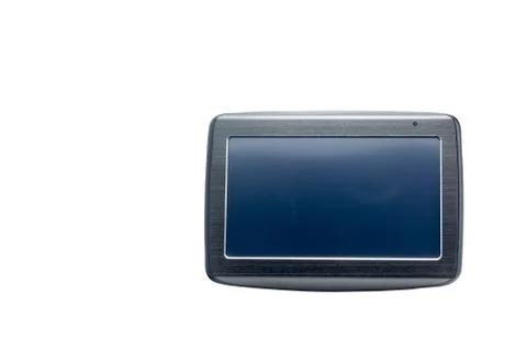Gps navigation on white isolated background Stock Photos