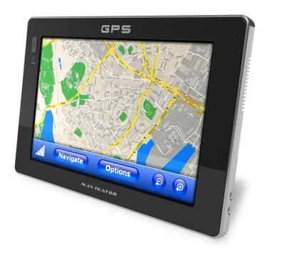 GPS navigator Illustrazione stock
