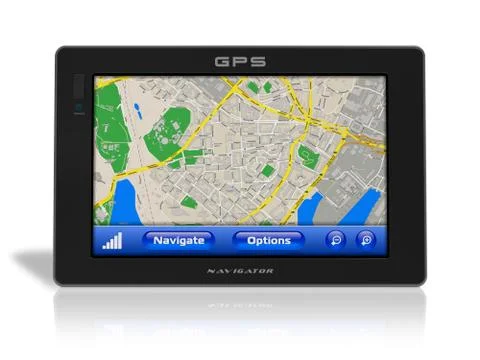 GPS navigator Stock Illustration