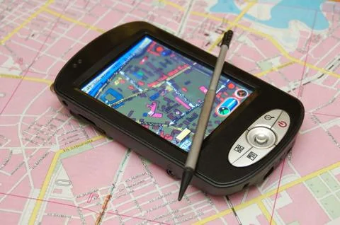 GPS navigator Stock Photos