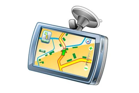 GPS navigator vector icon illustration Stock Illustration